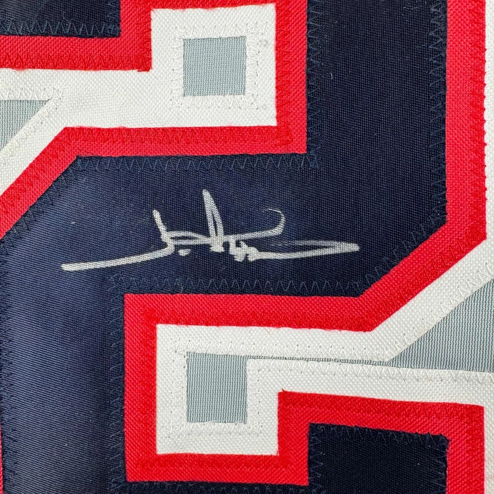 Autographed/Signed Jim Abbott California Angels Grey Jersey Beckett BAS Holo - Image 3 of 4