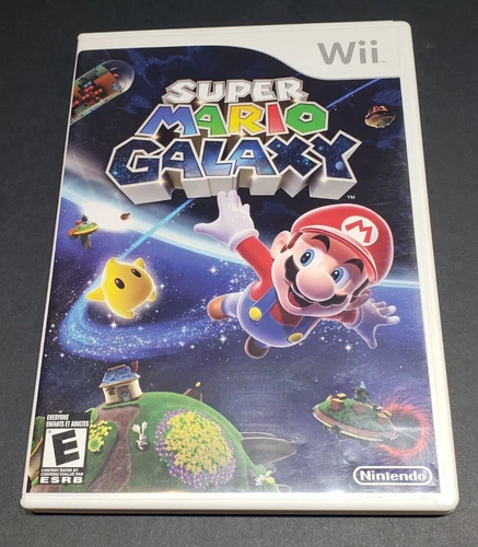 🔴Super Mario Galaxy 1 (Nintendo Wii, 2007) Complete
