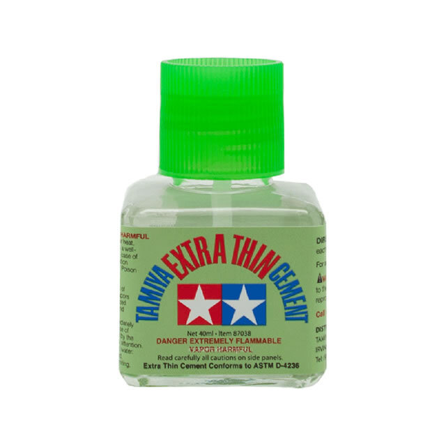 Tamiya Cement Extra Thin Liquid Adhesive for Plastic Hobby Kits 40ml 87038