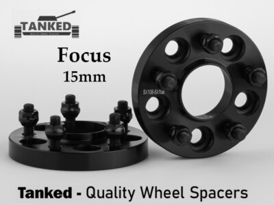 Ford Focus Spurverbreiterung Nabe zentrisch 63,4 Mitte 15mm 5:108 x 2 geschmiedet