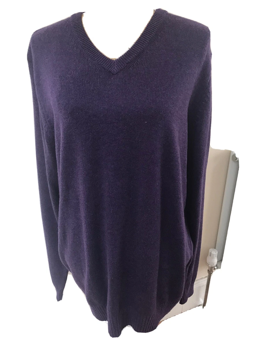 Debenhams quality Maine Mens Purple Knit Pullover Jumper Size S BNWT RRP 20