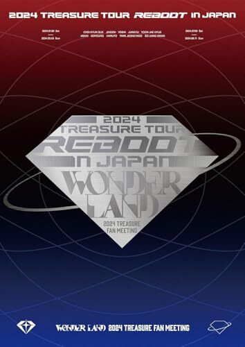 2024TREASURE REBOOT WONDERLAND Blu-ray5個 2024 TREASURE TOUR REBOOT IN JAPAN+2024 TREASURE FAN MEETING