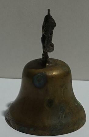 Rare vintage Antique Bell Foo Fu Dog Lion Finial - Picture 4 of 8
