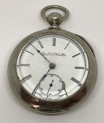 ELGIN POCKET WATCH 1891 18s Jewels Does Not Run