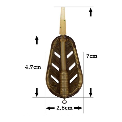 Carp Fishing Bait Cage Lure Holder Explosion Hooks Basket Method Feeder (50g) QD - Picture 10 of 10
