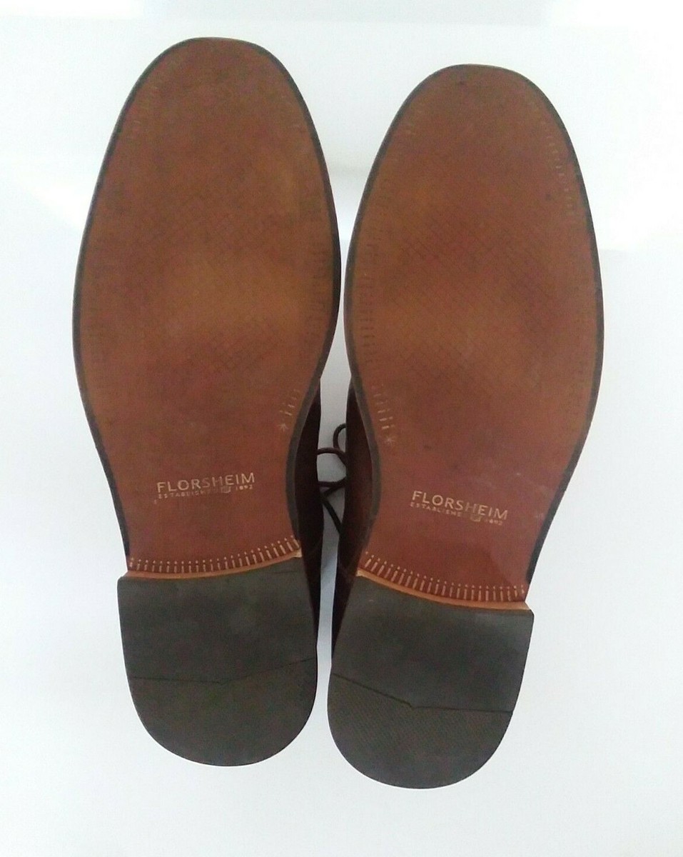 Florsheim Mens 8.5 D Brown leather Medallion Toe Rockit  display picture 3