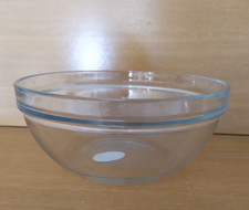 MAKREL Set 3 Ciotole Insalatiere In Plastica Rigida Effetto Vetro - Senza BPA, 15, 19, 25 Cm, Riutilizzabili Per Feste E BBQ - 3