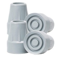 Crutch Tip 7/8" Sky Med 4CT Heavy Duty Gray Rubber Replacement Medical Walking