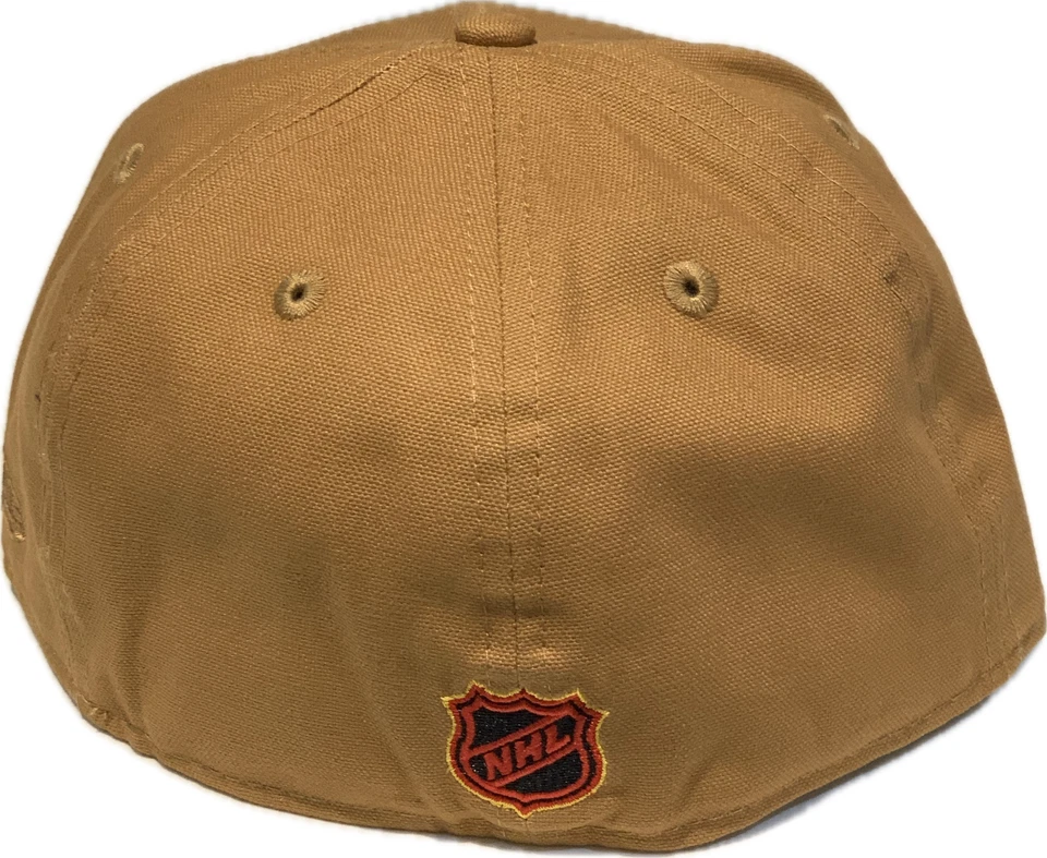 New Era Light Bronze Chicago Blackhawks NHL Hockey Custom 59FIFTY Fitted Hat - Image 4 of 4