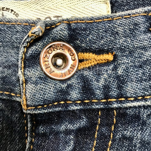 Vintage Arizona Bootcut Boys Denim Jeans Size 25"/Waist 27" Inseam HIGH RISE Y2K - Picture 6 of 8