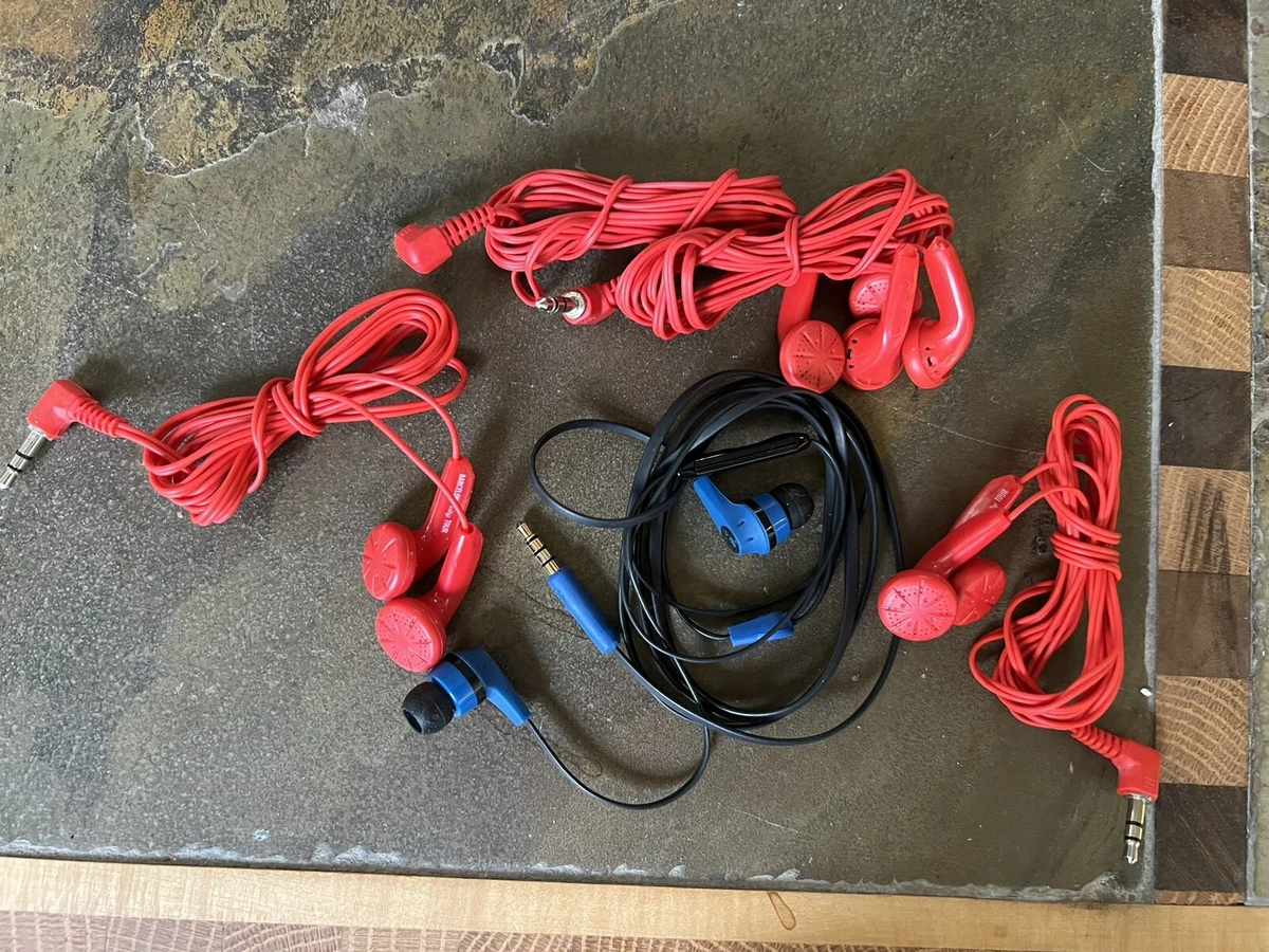 Lot of 5 Airline Headphones Earphones Earbuds eBay
