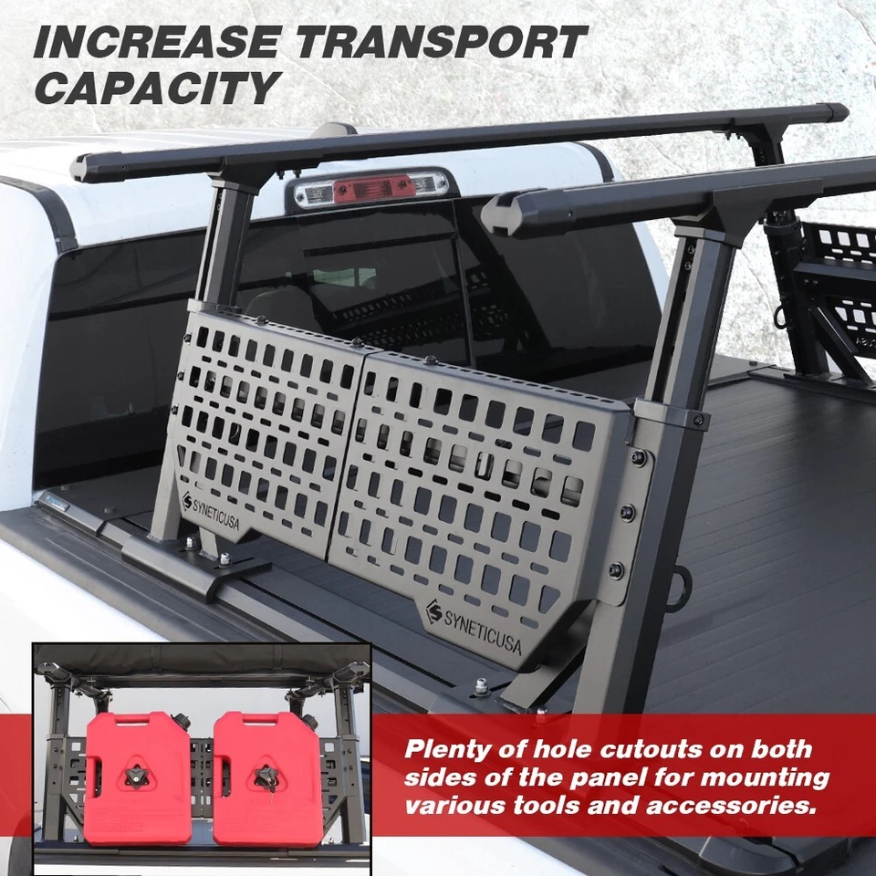 Auto Retractable Tonneau Cover+Rack+Panel For 2000-26 Dodge RAM 2500 3500 6.5ft Foto 4 de 4