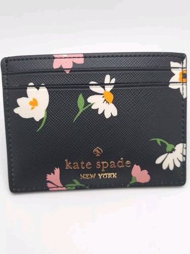 NEW KATE SPADE New York Madison Floral Waltz Small Slim Card Holder - MSRP $89 - Picture 2 of 7