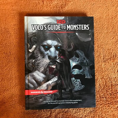 Volo's Guide to Monsters WOTC 5E RPG dungeons & dragons d&d 2016