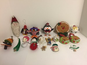 Holiday Christmas Ornament Lot Cracker Barrel Gordmans Pier 1 Penguins Reindeer | eBay