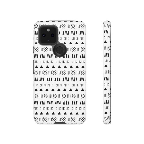 Black and White Southwestern Aztec Pattern Google Pixel Tough Cases - 第 62/131 張圖片