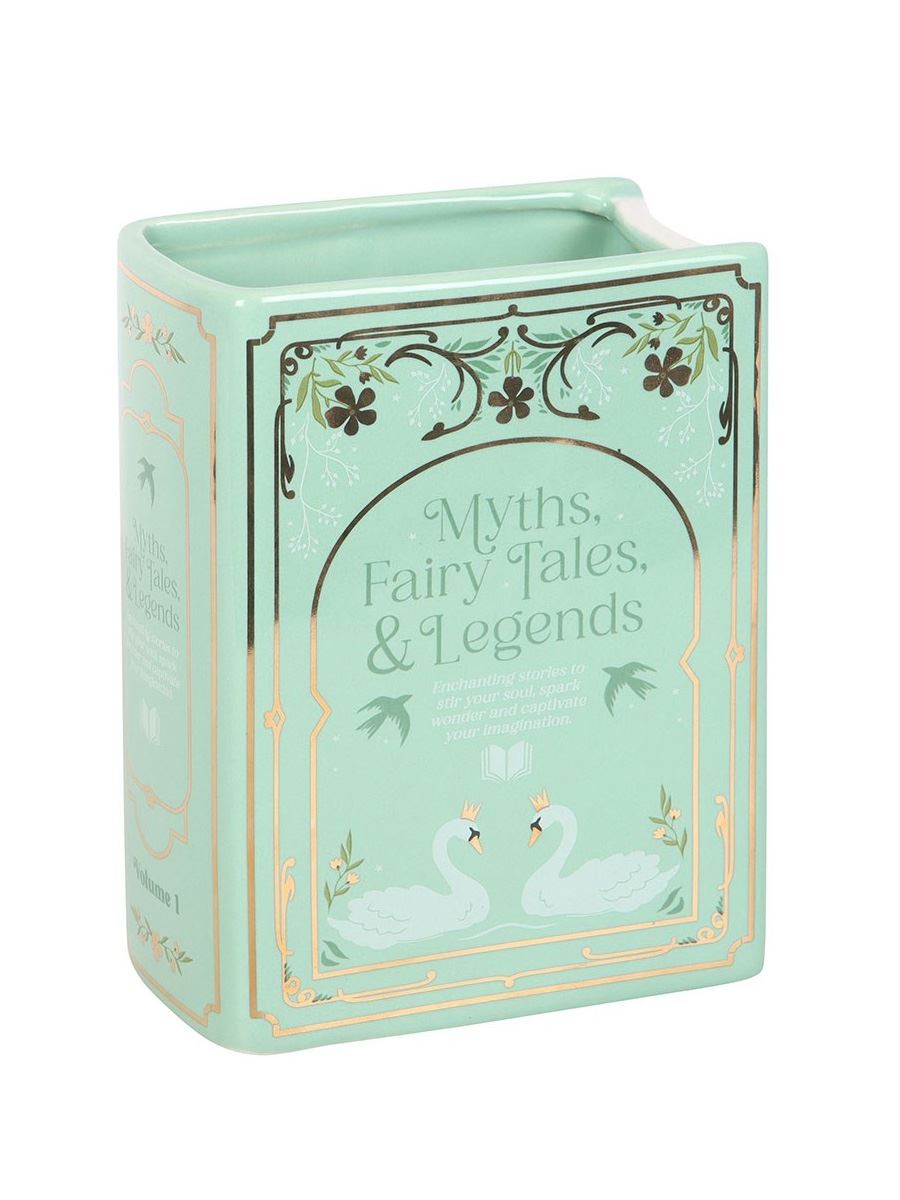 Myths, Fairy Tales & Legends Book Shaped Ceramic Vase