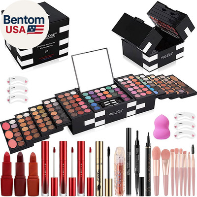 M 148 Colors Makeup Pallet,Professional Makeup Kit for Women Full Kit,All in One