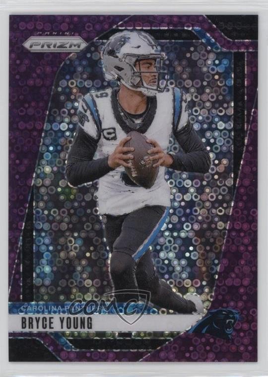 2024 Panini Prizm No Huddle Purple Prizm 22/49 Bryce Young #37 11mg