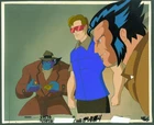 X-Men: The Animated Series "Graduation Day" Wolverine 2-Layer Prod Cel Setup