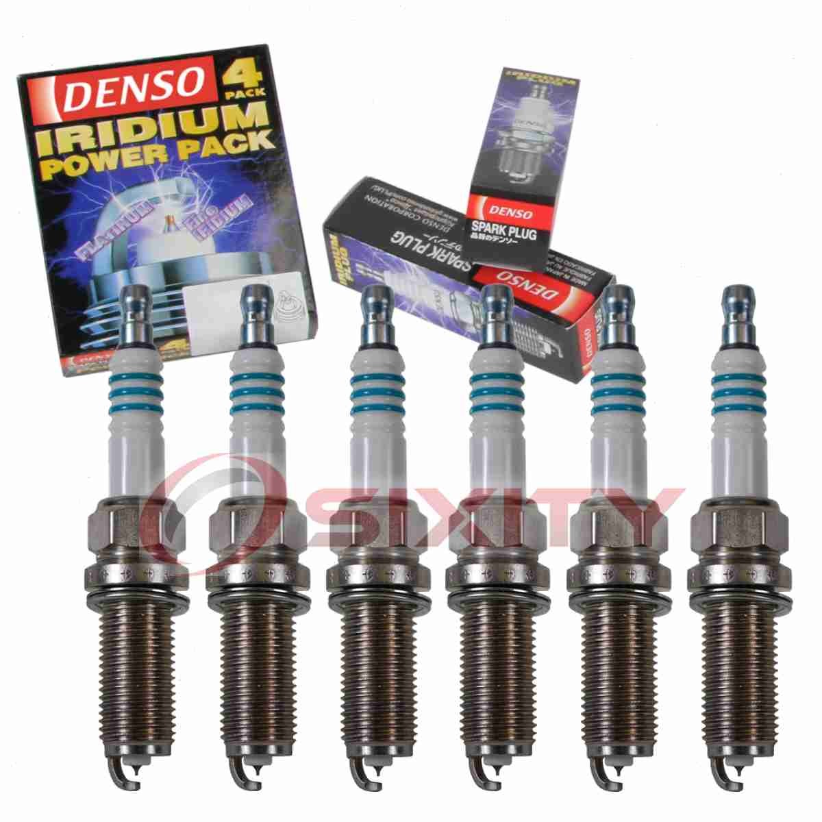 6 pc Denso Iridium Power Spark Plugs for 2004-2009 Nissan Quest 3.5L V6 xi