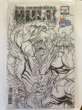 Immortal Hulk #20 Nick Bradshaw SDCC Exclusive Black and White (Marvel Comics...