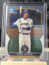 2023 Bowman Baseball 1st Chrome BCP-21 Daniel Guilarte Brewers 22526-02