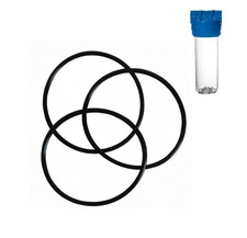3x Top Rubber Seals O-rings for 10" High Flow Water Filter Housings 95mm