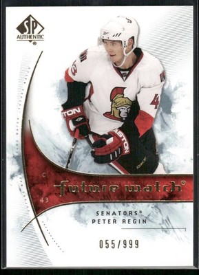2009-10 SP Authentic Future Watch 055/999 Rookie Card #185 Peter Regin 