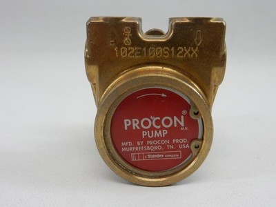 Procon 104E240S12XX Series 4 Brass Bolt-On Rotary Vane Pump 240 GPH 1/2 In Ports