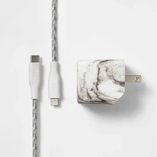 6' USB-C Power Delivery Home Charging Kit -heyday Marble
