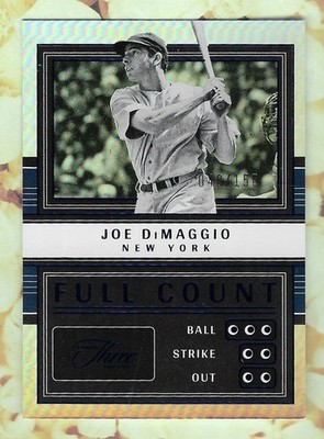 JOE DIMAGGIO 2023 PANINI THREE AND TWO SP INSERT #'D /150 YANKEE MLB HOF