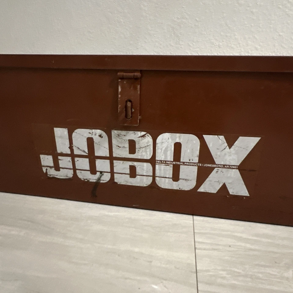 JOBOX 650990 12X30X16 Compacto Resistente Soldadores Almacenamiento Cofre Delta Industrial Foto 3 de 4