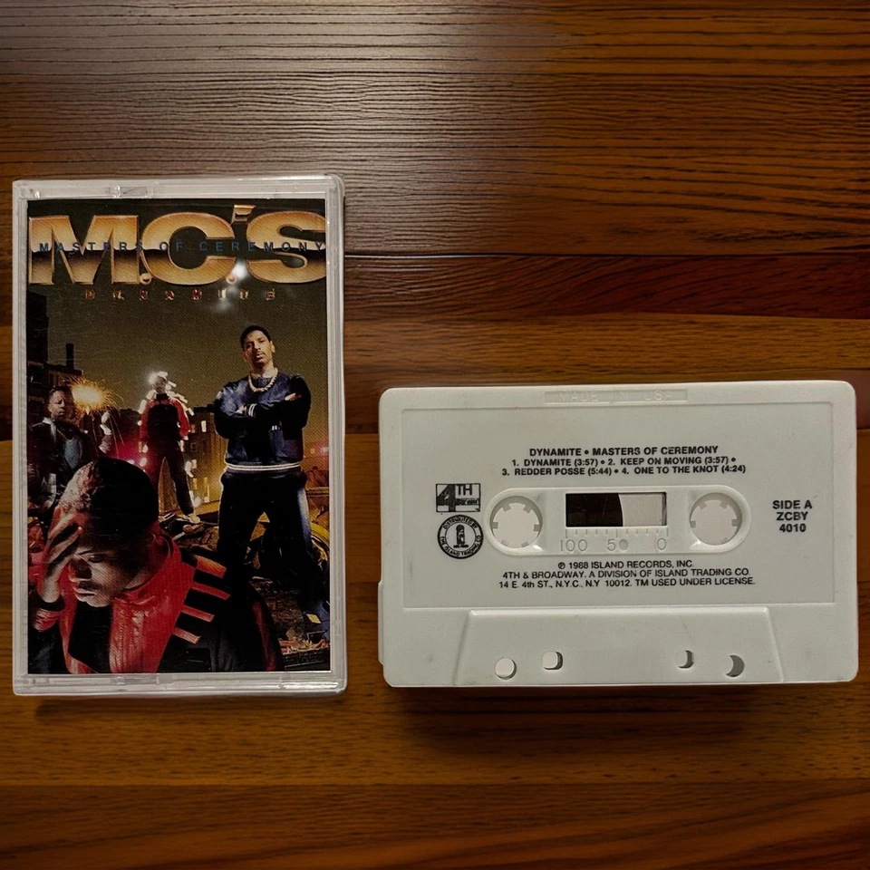 •MASTERS OF CEREMONY ~ DYNAMITE• ~1988 OG PRESSING~ (CASSETTE TAPE) - Image 2 of 4