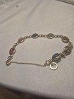 Vintage Multi Gemstone Scarb Braclet  120 12 K GF — photo 5
