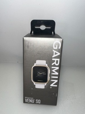 NEW Garmin Venu SQ White Gold GPS Smart Watch 010-02427-01