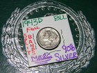 1943 D Mercury Dime, Split Bands, Superb Gem BU [FSB] BLAST WHITE !! — photo 3
