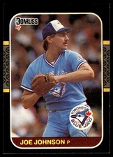 Joe Johnson 1987 Leaf #91 Toronto Blue Jays MLB READ FREE SHIPPING AutographDen