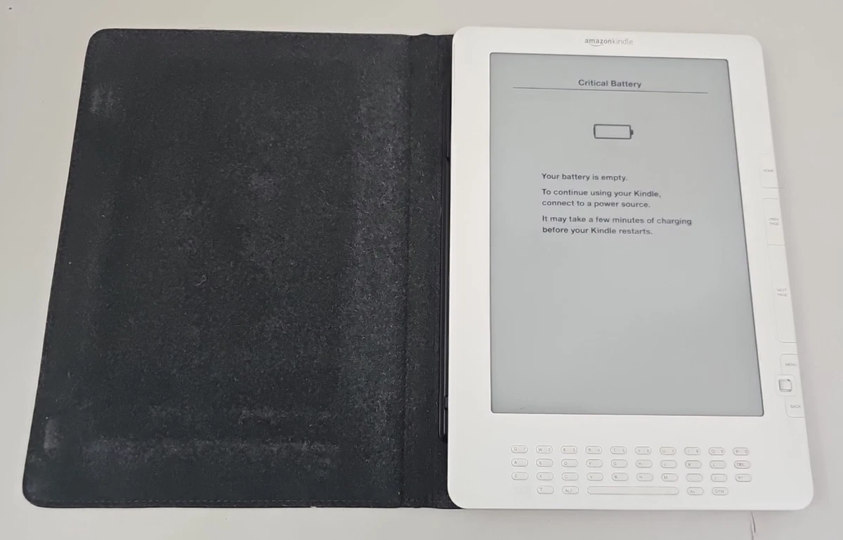 Amazon Kindle DX (2nd Generation) 9 in - 10.9 in Screen eBook