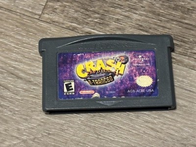 Crash Bandicoot 2 N-Tranced Nintendo Game Boy Advance GBA Tested Authentic