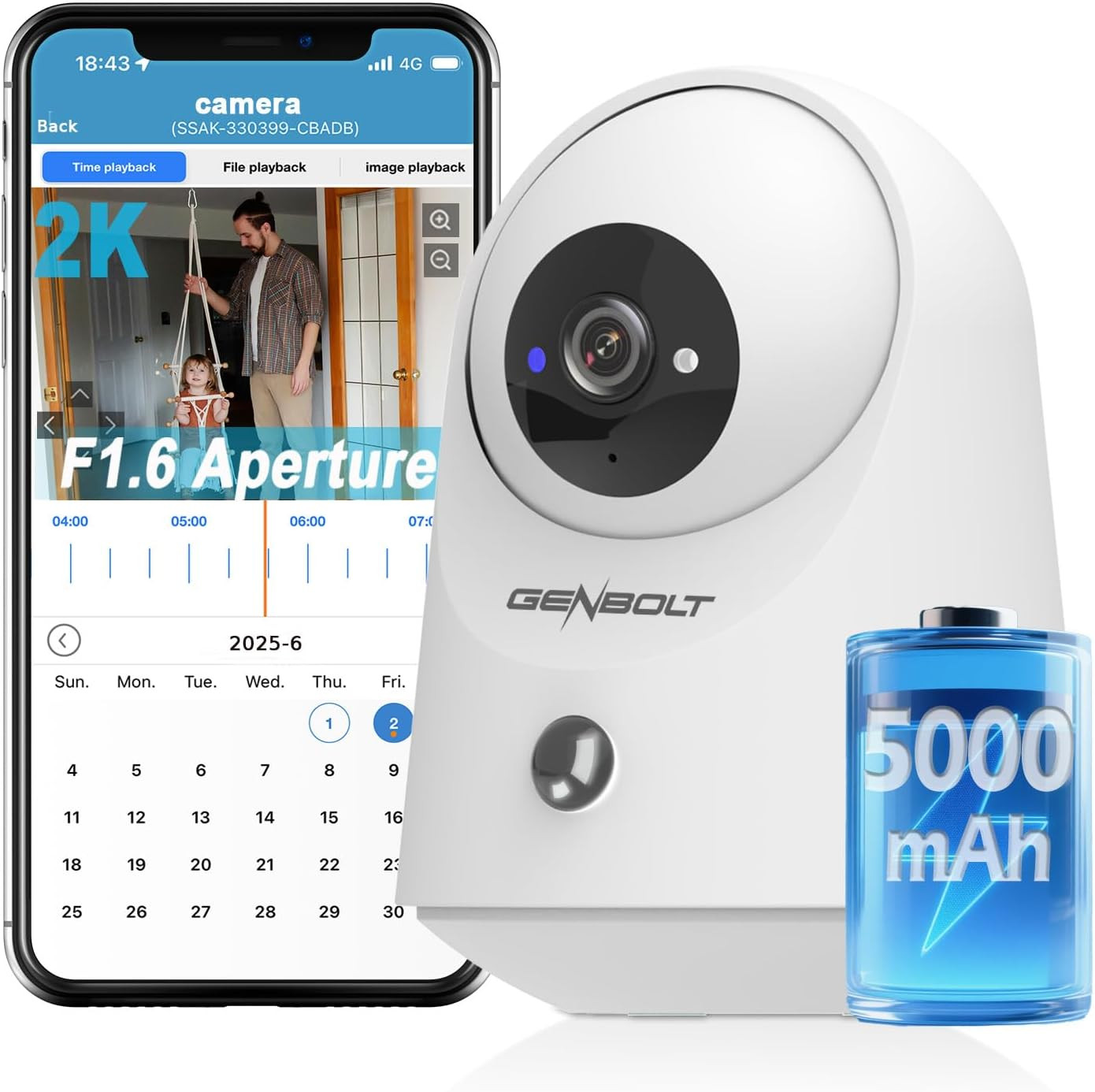 Miglior Baby Monitor 2K WiFi - Telecamera Animali e Bambini