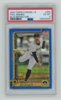 2025 Topps Chrome Blue Logo Refractor Paul Skenes /150 PSA 6 Pirates #300