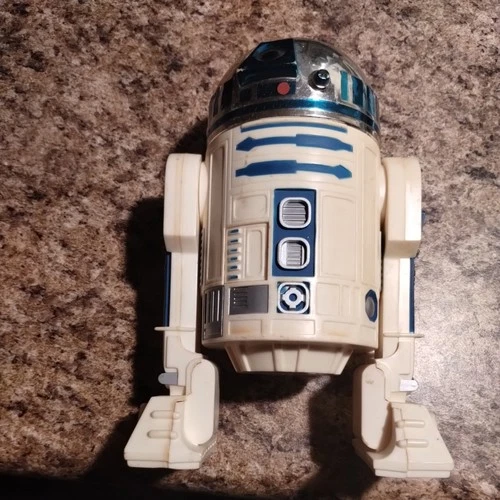 1978 Vintage Star Wars Kenner 8" R2-D2 Figure Complete w/Death Star Plans Clicks