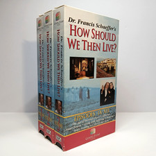 How Should We Then Live Dr. Francis Schaeffer VHS Set Gospel Films TESTED, Good