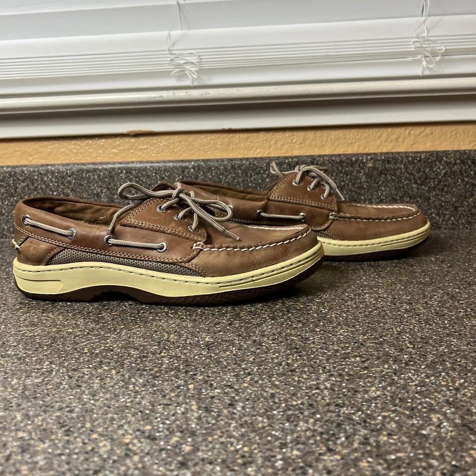 Sperry Boat Shoes Mens Size 9 Brown 2-Eye Comfort Casual Walking Driving Slip On - Image 4 of 4