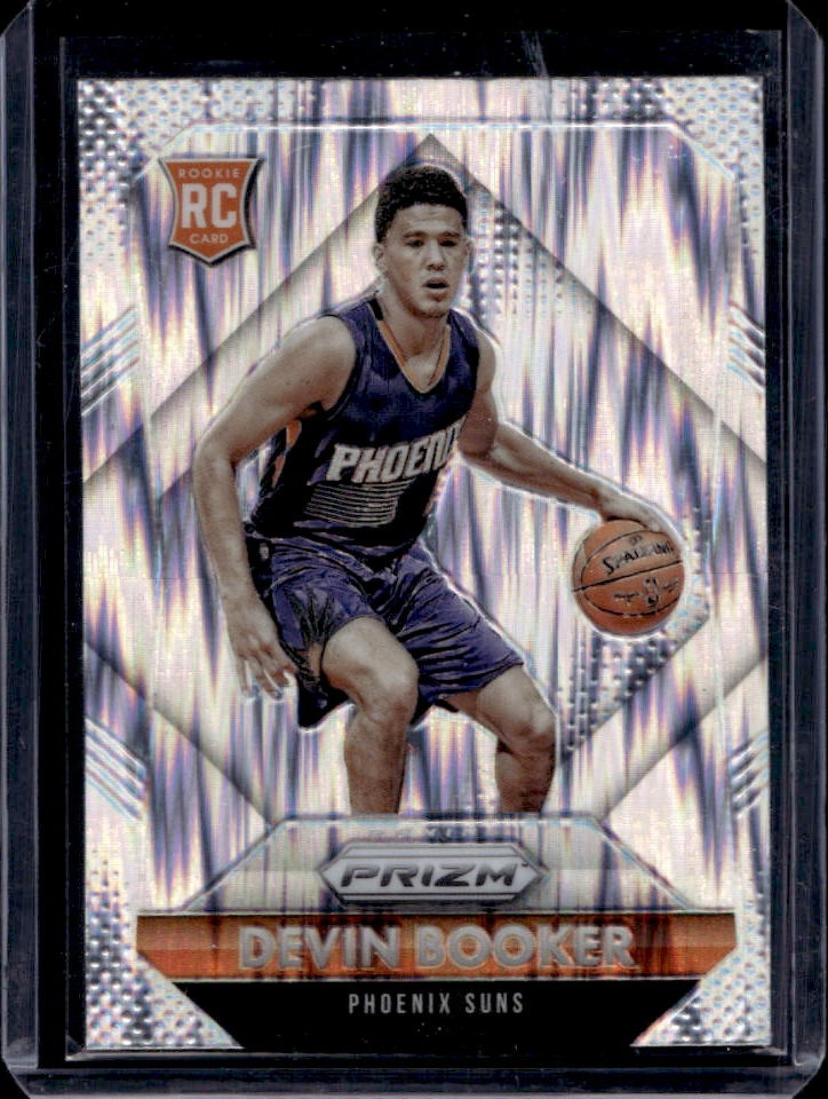 2015-16 Prizm Devin Booker RC Flash Prizms Rookie #308 Suns