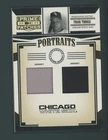 2005 Donruss Prime Patches Portraits Frank Thomas White Sox Baseball GU Dual Pat