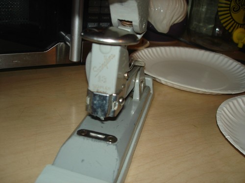 Vintage Swingline Schwerlast grau Stahl Hefter Nr. 13 USA + Power Lever No. 13 - Bild 7 von 9