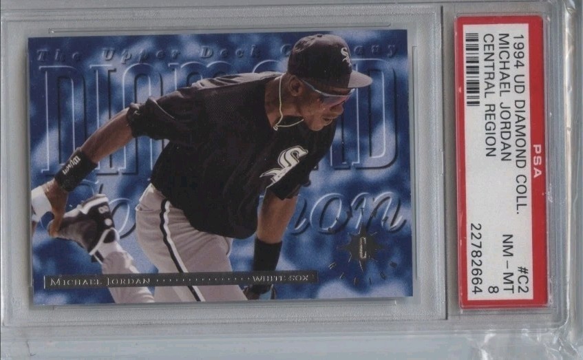 1994 Upper Deck C2 Michael Jordan PSA 8 NM MINT Diamond Collection Central Regio