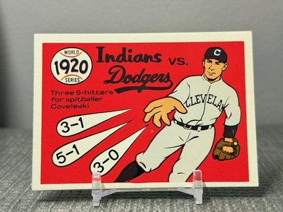 1970 Fleer World Series 1920 - Indians vs. Dodgers - Stan Coveleski #17 - MLB